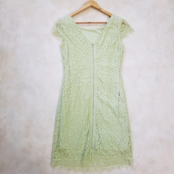 ANGEL EYE Pastel Lace Sheath Dress - Picture 5 of 8